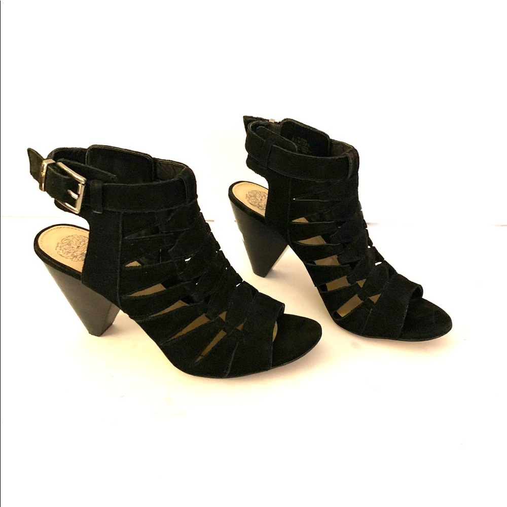 🛑Final🛑 Vince Camuto Elika Suede (Black) Sandals!
